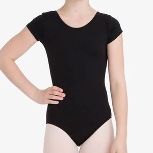Capezio Girls Basic short Sleeve Leotard